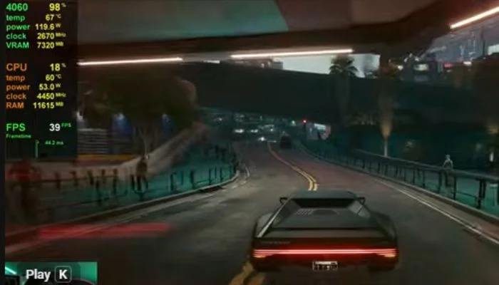 RTX 4060 Cyberpunk 2077 FPS — 1080p & 1440p Benchmark Results 4 RTX 4060 Cyberpunk 2077 FPS